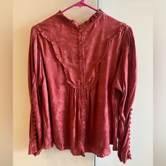 Jacquard top byTimo size large - Picture 3 of 4